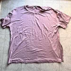 EKOUAER WOMEN 2PC SHORTS PAJAMA SET MAUVE PINK SIZE XXL